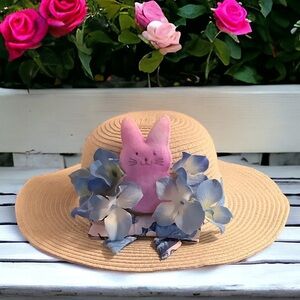 Children’s Easter Straw Sun Hat